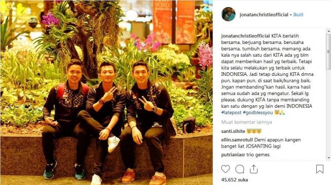 Jonatan Christie [Instagram]