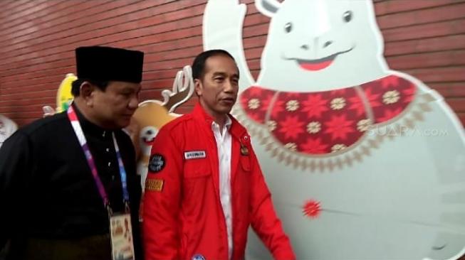 Habis Berpelukan, Prabowo dan Jokowi NgeVlog Bareng