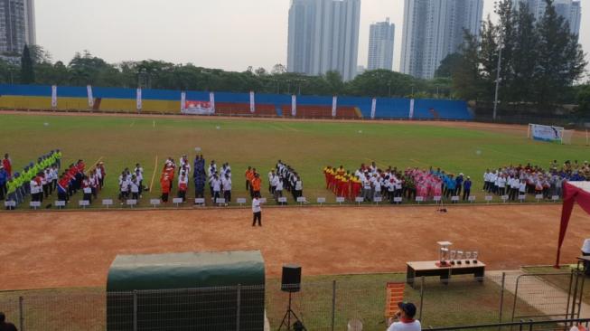 Turnamen Gateball, di Stadioon Sumantri Brodjonegoro, Kuningan, Jakarta, Rabu (29/8/2018). (Dok: KemenPUPR)