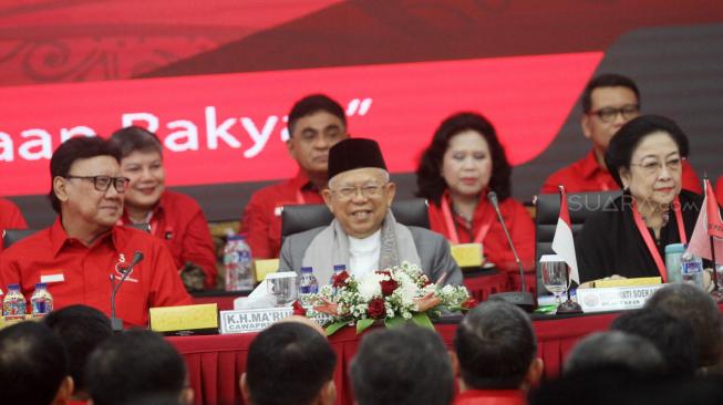 Rapat Koordinasi Nasional (Rakornas) ini membahas persiapan pemenangan pemilihan legislatif dan pemilihan Presiden dan Wakil Presiden (Pilpres) 2019.[Suara.com/Oke Dwi Atmaja]