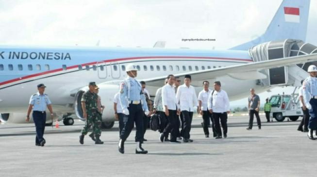 Memotivasi Korban Gempa, Jokowi Pilih Nobar Asian Games di Lombok