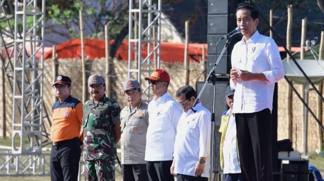 Rehabilitasi Gempa Lombok, Jokowi Dibantu Sejumlah Insinyur Muda