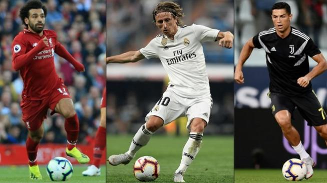 Ronaldo - Modric - Salah, Kandidat Pemain Terbaik FIFA