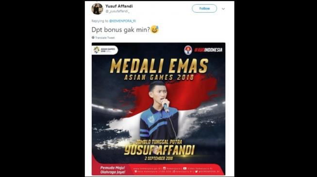 Template Poster Medali Asian Games 2018. [Twitter]