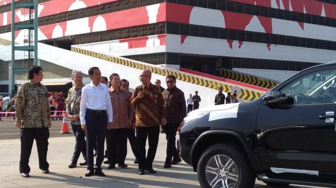 Jokowi Lepas Ekspor 1 Juta Unit Produk Toyota