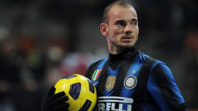 Wesley Sneijder saat masih bermain untuk Inter Milan. (Shutterstock)