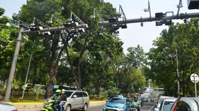 Pemprov DKI Jakarta melalui Unit Pengelola Sistem Jalan Berbayar Elektronik Dinas Perhubungan DKI Jakarta akan menggodok rencana penerapan ERP yang ditargetkan akan beroperasi mulai Mei 2019 mendatang. [Suara.com/Muhaimin A Untung] 