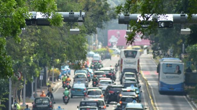 Pemprov DKI Jakarta melalui Unit Pengelola Sistem Jalan Berbayar Elektronik Dinas Perhubungan DKI Jakarta akan menggodok rencana penerapan ERP yang ditargetkan akan beroperasi mulai Mei 2019 mendatang. [Suara.com/Muhaimin A Untung] 