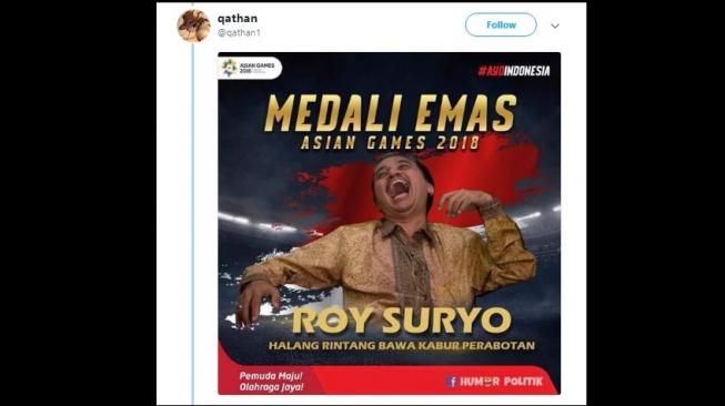 Cuitan warganet soal Roy Suryo. [Twitter]