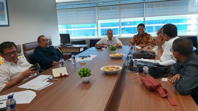 KemenPUPR menerima audiensi Wali Kota Banda Aceh, Aminullah Usman, di Kantor KemenPUPR, Jakarta, Rabu (5/9/2018). (Dok: KemenPUPR)