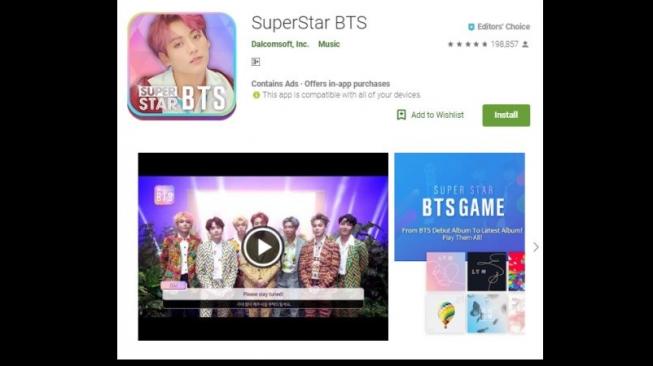 SuperStar BTS. [Google Play Store]