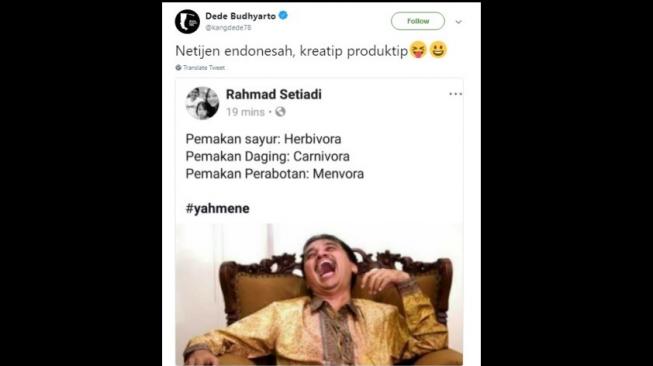 Cuitan warganet soal Roy Suryo. [Twitter]