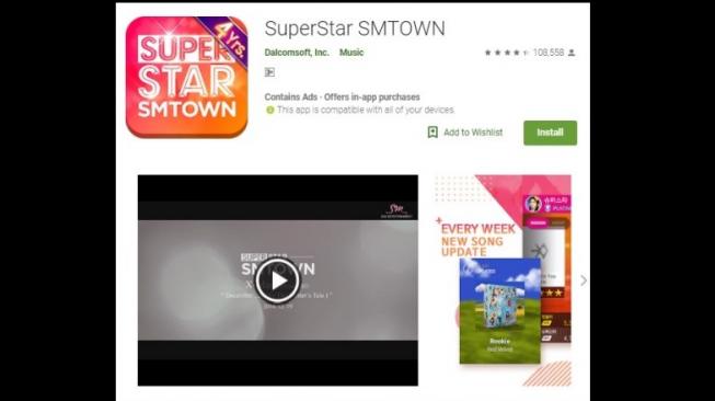 SuperStar SMTOWN. [Google Play Store]