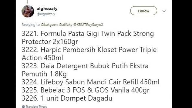 Cuitan warganet soal Roy Suryo. [Twitter]