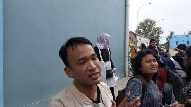 Ruben Onsu saat ditemui di kawasan Mampang, Jakarta Selatan, Jumat (7/9/2018). [Wahyu Tri Laksono/Suara.com]