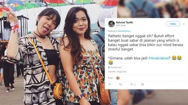 Kicauan Kocak Warganet Soal Gaya Ngomong Anak Jaksel