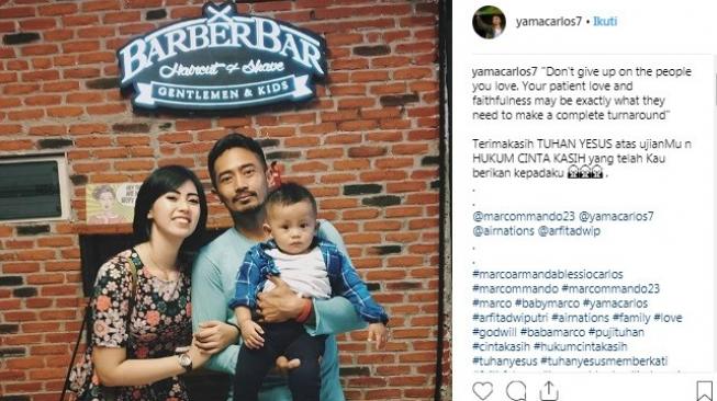 Bantah Selingkuh, Istri Yama Carlos Nangis Dipisahkan dari Anak