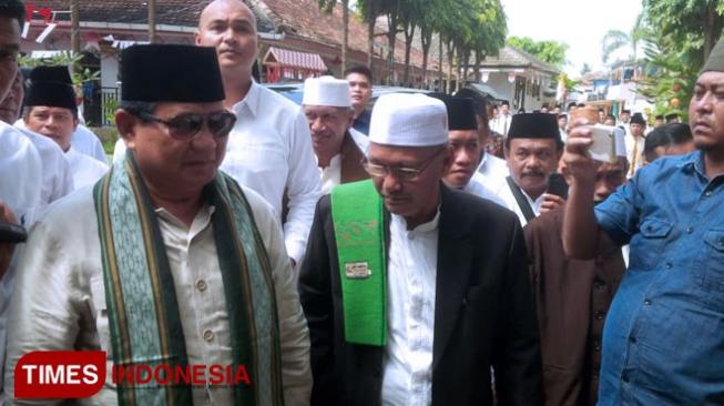 Bertemu Ulama Banyuwangi, Prabowo Gelar Pertemuan Tertutup