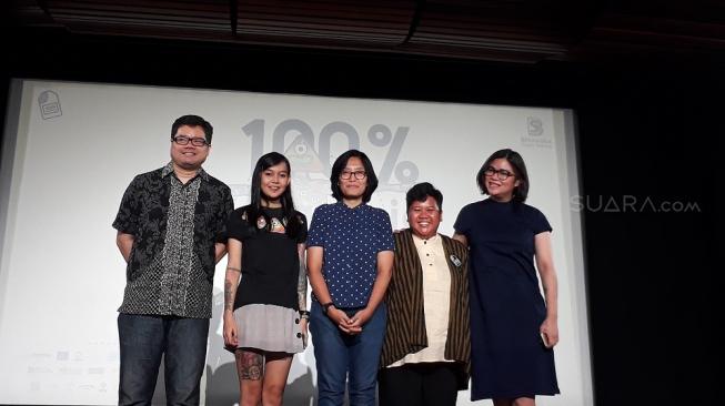 100% Manusia Film Festival kembali digelar tahun ini. (SUARA.com/Risna Halidi)