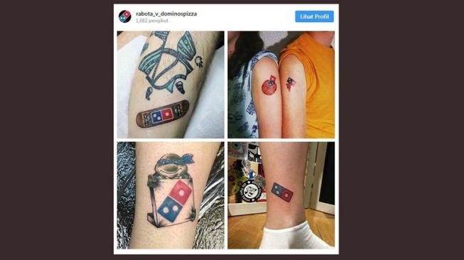 Tato Domino's Pizza Viral di Rusia, Hadiahnya Bikin Terkejut