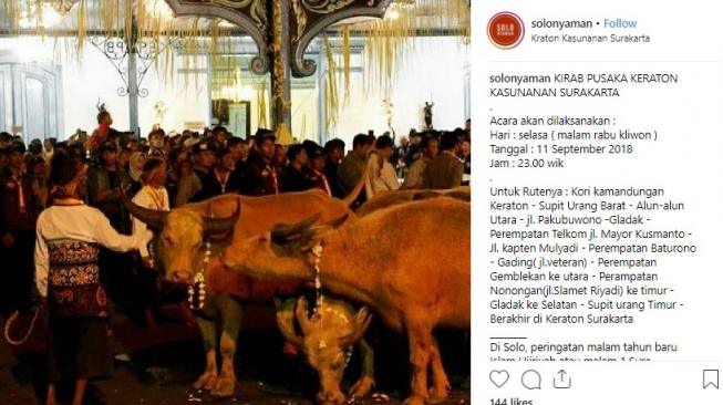 Sejarah Satu Suro dan Perayaannya di Indonesia