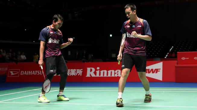 Menang Rubber Game, Hendra / Ahsan ke Babak Dua Fuzhou China Open