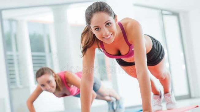 Push up ladies.  (dreamstime.com)