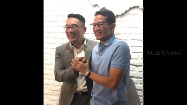 Ajak Ngopi Bareng, Sandiaga Minta Maaf ke Ridwan Kamil