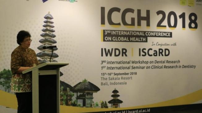 “The 3rd International Conference on Global Health”, di Bali, Sabtu (15/9/2018). (Dok: UI)