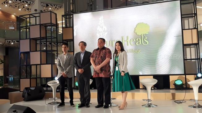 Produk kecantikan PureHeals by Nature Village dibuat dari bahan alami pula Jeju. (Suara.com/Dinda Rachmawati)