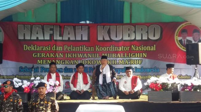 Ikhwanul Muballighin Deklarasi Dukung Jokowi - Ma'ruf Amin