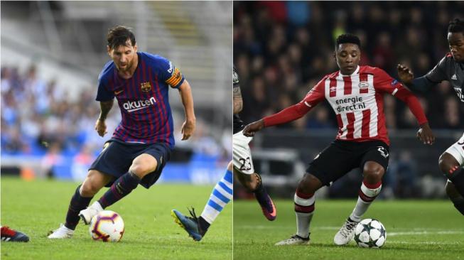 Cerita Seabad Messi - Bergwijn Jelang Duel Barca Vs PSV