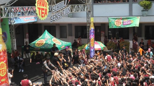 "Fruit Tea School Sensation", Selasa (18/9/2018) siang. (Dok: PT Sinar Sosro)