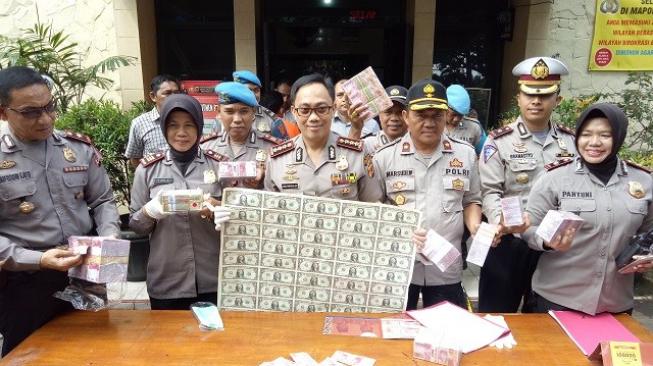 Polisi Gagalkan Peredaran Rp 1,8 Miliar Uang Palsu di Bogor