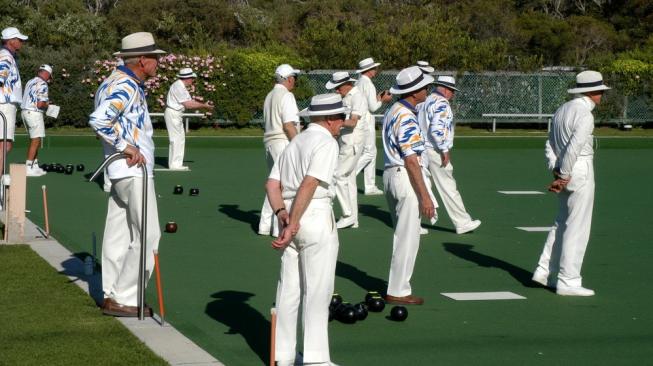 Ilustrasi permainan Lawn Bowls. [Shutterstock]