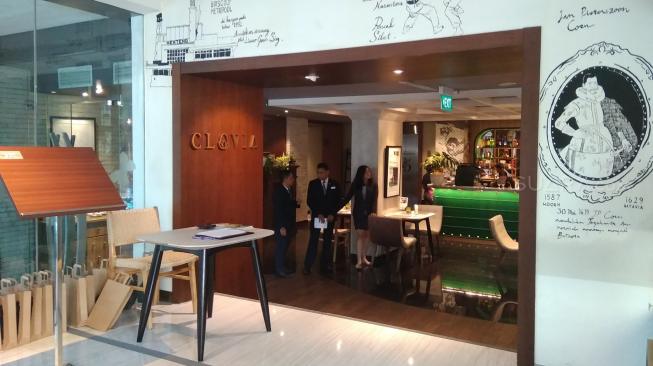 Restoran Clovia berada di Hotel Mercure Sabang, Jakarta. (Suara.com/Firsta Nodia)