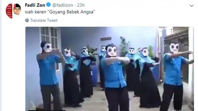 Fakta di Balik Video Fadli Zon soal Goyang Bebek Angsa Mereka PKI