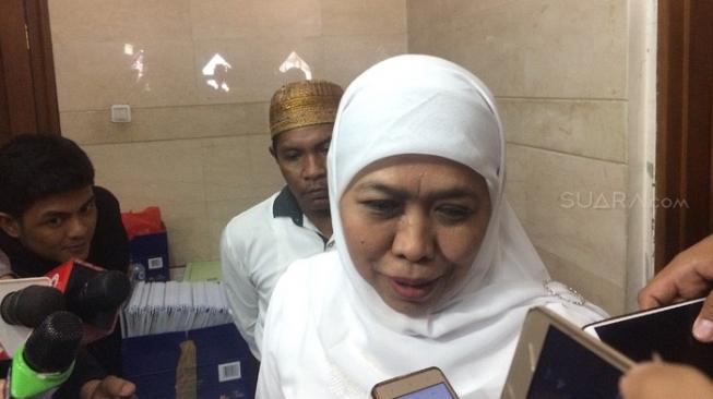 Elektabilitas Terus Naik, Khofifah Yakin Jokowi - Ma'ruf Menang di Jatim