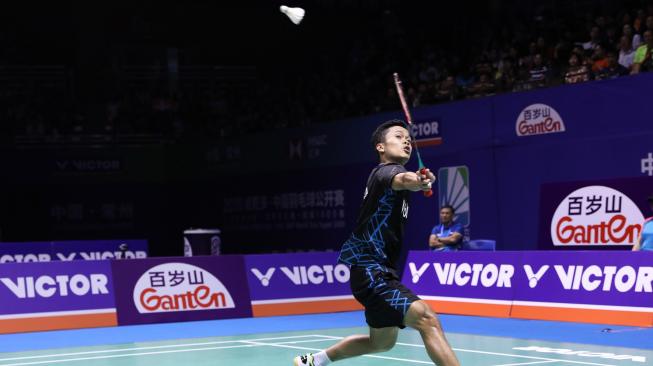 Bermain Halus di Depan Net, Anthony Ginting Juara Cina Open 2018