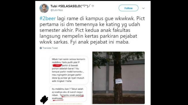 Rebutan Lahan Parkir di Kampus Sampai Ngaku Anak Pejabat