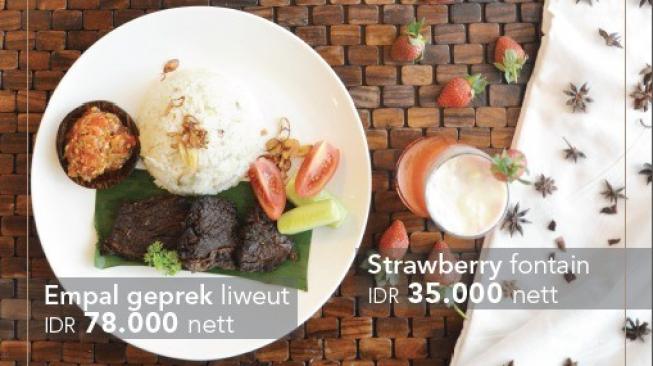 Nikmati Empal Geprek Liweut di Hotel Santika BSD Teraskota