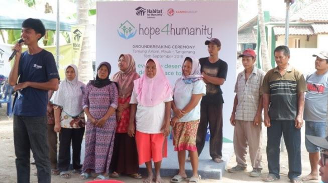 Habitat for Humanity. [Suara.com/Dinda Rachmawati]