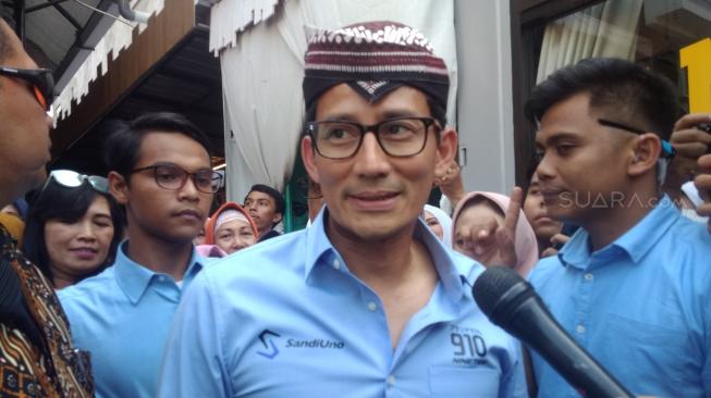 Sandiaga Uno. (Suara.com/Achmad Ali)