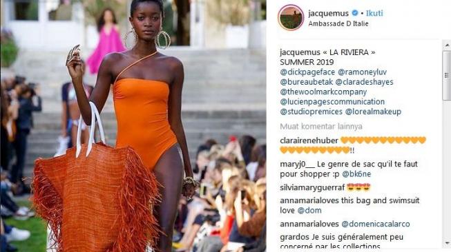 Tas raksasa curi perhatian di Paris Fashion Week 2019 [Instagram @jacquemus]