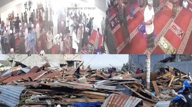 Detik-detik Jamaah Masjid Selamatkan Diri saat Gempa Palu