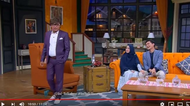 Capture video Sule, Anisa Rahma, dan Dito [YouTube/Ini Talk Show]