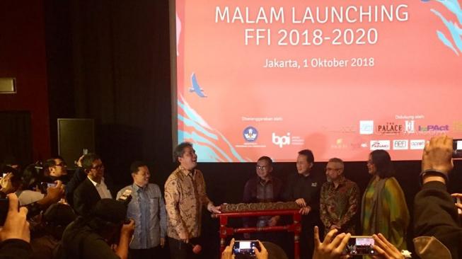 Jumpa pers FFI 2018 di XXI Metropole, Jakarta Pusat, Senin(1/10/2018) malam. [Sumarni/Suara.com]