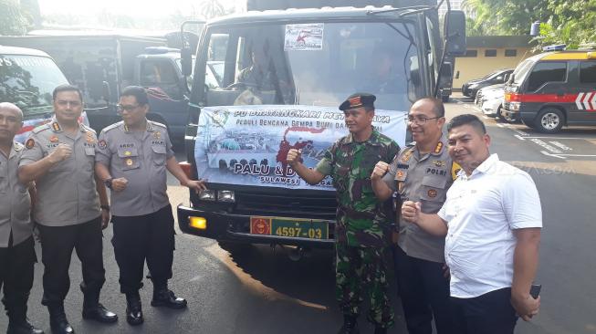 Polda Metro dan Kodam Jaya Kirim Bantuan Senilai Rp 1,5 M ke Palu