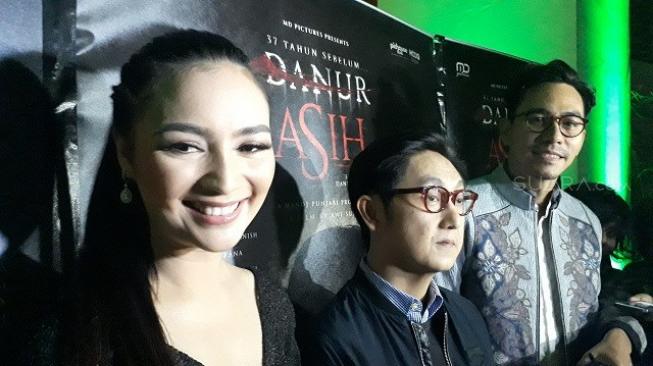 Pemain film Asih saat gala premiere film di XXI Epicentrum, Jakarta Selatan, Rabu (3/10/2018). [Ismail/Suara.com]