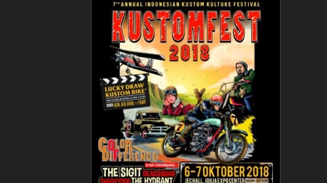 Mesin Moge untuk Pesawat ? Temukan Jawabnya di Kustomfest 2018